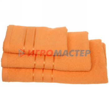 Полотенце махровое 70*120см "Comfort" цвет оранжевый 03010 плотность 300гр/м2