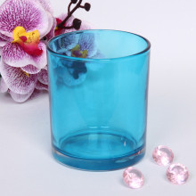 Подсвечник "Oasis-Glass" 8,8*10см цвет голубой