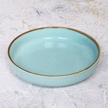 Тарелка керамическая "Tiffany Blue" глубокая 20*4см