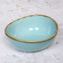 Салатник керамический "Tiffany Blue" 14*13*6см