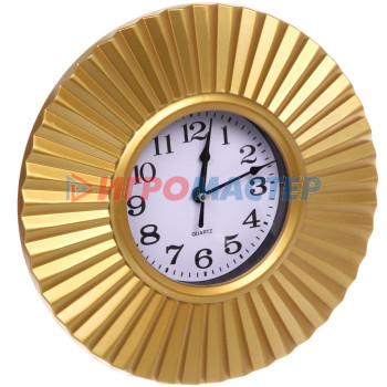 Часы настенные "Миф" D25см золото 8836
