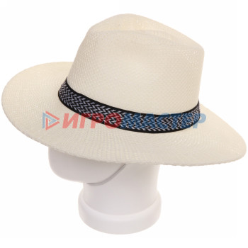 Шляпа мужская "Forester", микс 4 цвета, р58, ширина полей 10см