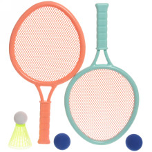 Теннис пляжный в наборе 818С: 2 ракетки 35*18 см, 2 шарика, волан