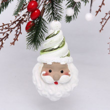 Ёлочная игрушка "Сказочный Дед Мороз" 7*5,5*12 см, зелёный