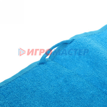Полотенце махровое 70*140см "LUNA" цвет голубой 06000 плотность 360гр/м2 с петелькой-подвесом