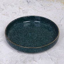 Тарелка керамическая "Green Stone" 20,7*4см