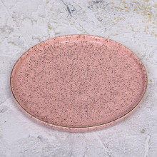 Тарелка керамическая "Pink Stone" 25*2,6см