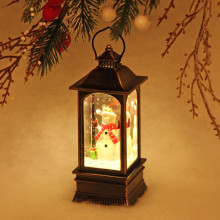 Сувенир с подсветкой Christmas "Фонарь - Весёлый Снеговик" 12,8х5,4 см (3хAG13)