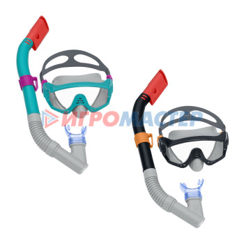 Маски, трубки, ласты, наборы для ныряния Набор для подводного плавания от 14 лет Spark Wave: маска, трубка Bestway (24068)