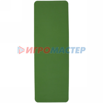 Коврик для йоги "Мандала" 183*61*06 см (ТРЕ), зеленый
