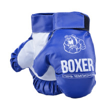 Детские игровые боксерские перчатки ткань 