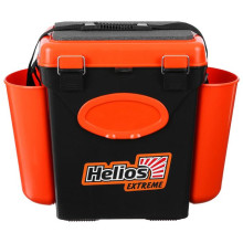 Ящик зимний Helios FishBox 10 л, односекционный, цвет оранжевый