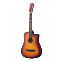 Акустическая гитара Foix FFG-3810C-SB, с вырезом, санберст