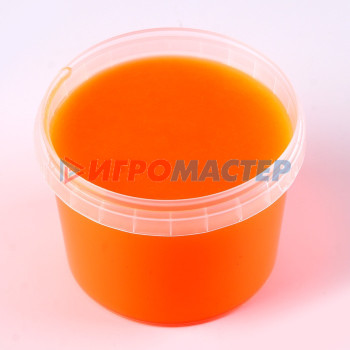 « Слайм –Плюх» оранжевый, контейнер, 500 гр., кор. 10 шт.