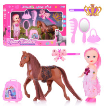 Набор кукла с лошадкой 6102-3 &quot;Королева красоты&quot; в коробке