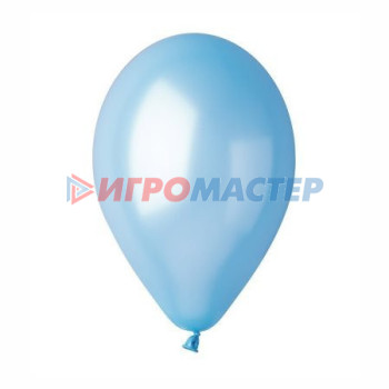 Воздушные шары 25 шт, 10"/25см Вольный ветер (голубой)