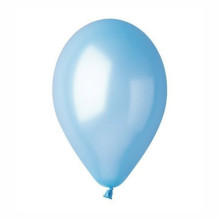 Воздушные шары 25 шт, 10"/25см Вольный ветер (голубой)
