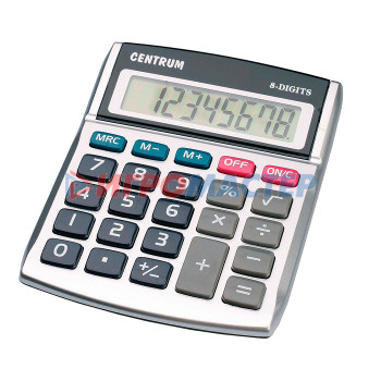 Калькуляторы Калькулятор 8 разр. 130х110х23мм, в комплект входит батарейка