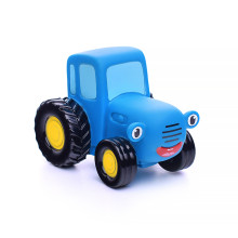 Игрушка для ванны &quot;Синий трактор&quot; с улыбкой 10 см, 1шт, сетка 