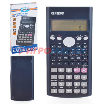 Калькуляторы Калькулятор 12 разрядный  (научный), 240 функций, 2х строчный дисплей, 160*80*15мм, в комплект