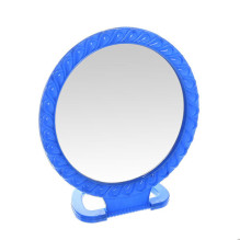 Зеркало настольное в пластиковой оправе "Ажур" круглое, подвесное d-17,5см (Стикер на минивложение 20шт)