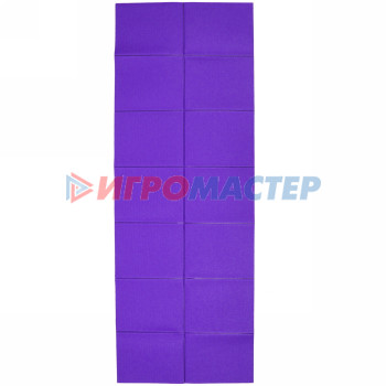 Коврик для йоги складной "Meditation"173**61*0,5 см (PVC), фиолетовый
