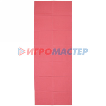 Коврик для йоги складной "Meditation"173**61*0,5 см (PVC), красный