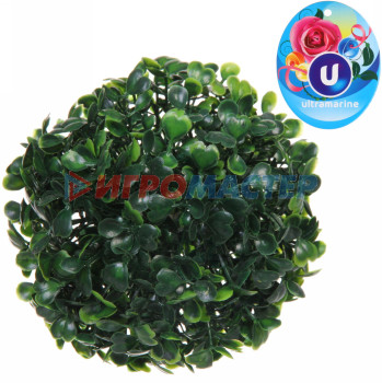 Искусственное растение шар "Самшит" темно-зеленый D-12см Ultramarine
