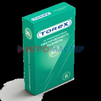 Медицинские товары Презервативы TOREX латексные увеличенного размера (12 шт/уп)