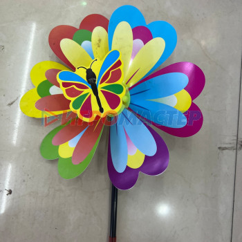 Ветрячки, сачки Ветрячок "Сказочный цветок" d-22 см, 49 см в ассортименте