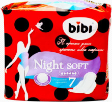 Прокладки женские BiBi Night Soft 7шт.
