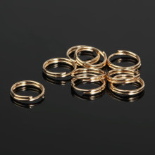 Кольцо соединительное двойное 0,9см (набор 50 гр, ±310 шт) СМ-1028, цвет золото