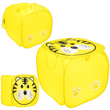 Корзина для игрушек 00-0093 &quot;Тигр&quot; желтый, 45*45*45см.