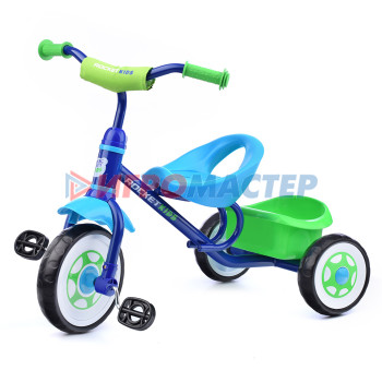 Велосипеды 3-х колесные Велосипед трехколесный Rocket, колеса EVA 10&quot;/8&quot;, цвет синий