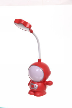 Светильник настольный "Cosmo-Привет с другой планеты" LED 21*9*7см USB 5v 3w, Красный