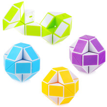 Головоломка 201-2 для развития логики в виде шара, микс 4 цвета, в пакете