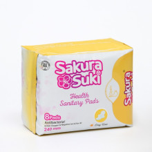 Прокладки гигиенические Sakura Suki Женские 240 мм дневные, 8 шт