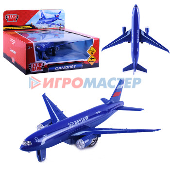 Коллекционные модели Модель металл Самолет Почта 18,5 см, (свет-звук) инерц, в коробке