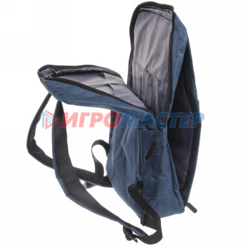 Рюкзак многофункциональный "BAST FRANKO ", с отделением для ноутбука с USB зарядкой, цвет синий, 39*29*10см