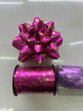Набор для декорирования "Романс" бант d=10 см, лента 1,6 см (10м), Фиолетовый