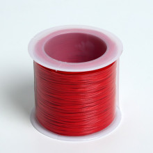 Шнур вощеный d=0,5мм, L=50м, цвет ярко-красный