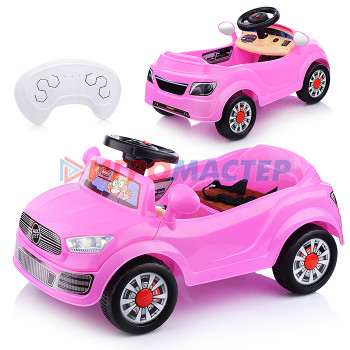 Электромобили Детский электромобиль ROCKET,1 мотор 20 ВТ, розовый 