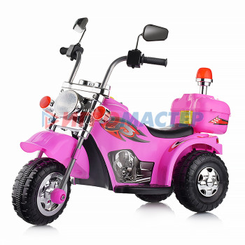 Электромобили Детский электромотоцикл ROCKET &quot;Чоппер&quot;,1 мотор 20 ВТ, розовый