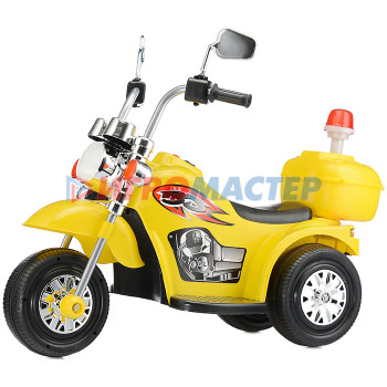 Электромобили Детский электромотоцикл ROCKET &quot;Чоппер&quot;,1 мотор 20 ВТ, желтый