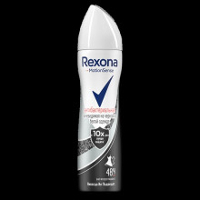 Дезодорант REXONA Антибактериальная и Невидимая на чёрном и белом 150мл