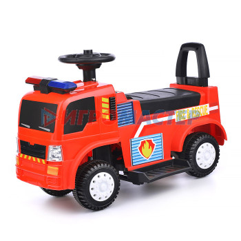 Электромобили Электромобиль U023390Y &quot;Пожарная служба&quot; на аккумуляторе, в коробке (красный)