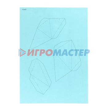 UNICON Полигональный констурктор, 8 листов, единорог