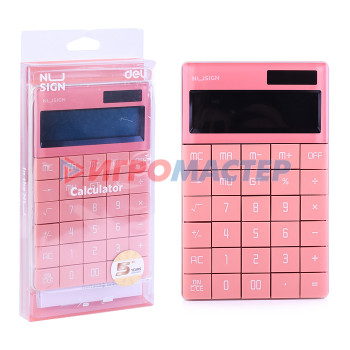 Калькуляторы Калькулятор настольный, розовый, 12-разр. 