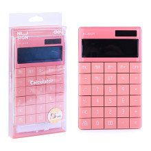 Калькулятор настольный, розовый, 12-разр. 