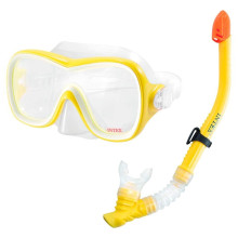 Набор для подводного плавания от 8 лет Wave Rider Swim: маска,трубка, Intex (55647)